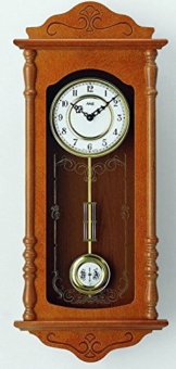 Analoge Wanduhr XXL Farbe: Kirschbaum lackiert - 1