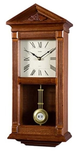 Gallo 06102ENEA1411 Regulator Klassisch Nussbaum Wanduhr Westminster - 1