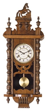 Gallo 06102HORS55110 Regulator Klassisch Nussbaum Wanduhr Mechanisch Bim Bam - 1