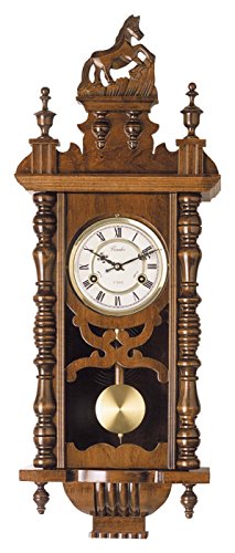 Gallo 06102HORS55110 Regulator Klassisch Nussbaum Wanduhr Mechanisch Bim Bam - 