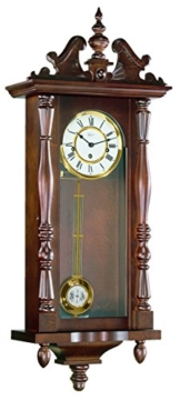 Hermle Uhrenmanufaktur 70110-030341 Pendelwanduhr Regulateur, nussbaum - 1